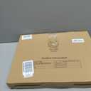 12"x16" Clear Acrylic Serving Tray with Golden Handles, Sturdy Huge Capacity Acrylic Tray for Coffee, Juice, Kitchen and Desk Organizer, Storage Tray (12"x16")