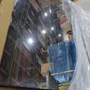 YIROMAN Bathroom Mirror 60"x36", Large Matte Black Bathroom Mirror for Over Sink with Aluminum Frame, Rectangular Vanity Mirror with Right Angle, Wall Mirror Hangs Horizontal or Vertical, Shatterproof