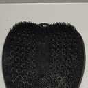 BESKAR Larger Shower Foot Scrubber Mat with Non-Slip Suction Cups- Cleans, Smooths, Exfoliates & Massages your Feet Without Bending, Improve Foot Circulation & Soothes Tired Feet- Black