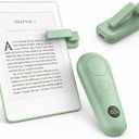RF Remote Control Page Turner with Upgrade LCD Power Display, Wireless Reading Clicker for Kindle Paperwhite Kobo Oasis iPad, Phone Camera Remote Trigger (Green)