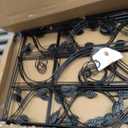 hogardeck 4 Packs 84 * 19 inch Metal Garden Trellis for Climbing Plants Outdoor,Heavy Duty,Black Coating Rustproof Trellis for Rose, Vegetable, Flowers, Expandable,Perfect for Training Climbing Plants