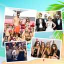 ASTARON Black Novelty Sunglasses Bulk,48 pack Neon Novelty Sunglasses Party Favors for Summer Beach Pool Wedding Party, Great Gift for Pool, Birthday Party Supplies Goody Bag Favors