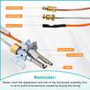 Upgraded SP20075 Pilot and Igniter Assembly Compatible with Rheem Water Heater Pilot Assembly, PROTECH, GE, Richmond Water Heater Pilot Assembly,Water Heater Pilot Assembly for Natural Gas
