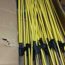 Electric Fence Posts 46 Inches, Fiberglass Step in Temporary Electric Fence Posts for Cows, Sheep, Dog, Portable Fence Stakes for Electric Fencing-50 PCS