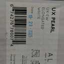 ALPHA BIDET UX Pearl Bidet Toilet Seat in Elongated White | Ultra Low Profile | Endless Warm Water | Arced Stainless Steel Nozzle | LED Nightlight | Dryer | Deodorizer