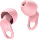 Reusable Ear Plugs for Sleeping Noise Cancelling, Perfect -30dB Hearing Protection EarPlugs in Flexible Silicone,Snoring Ear Plugs for Sleeping, Focus,Concert Ear Protection (Pink, Medium)