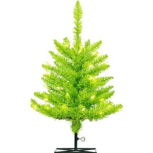 Vickerman 2' x 20" Lime Artificial Christmas Tree with 50 Lime LED Lights.