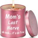 Gifts for Mom Birthday from Daughter Son, Christmas Stocking Stuffers Gifts for Mom Present Mothers Day Great ldeas Funny Unique New Mother Thanksgiving Adoptive 9oz Scented Candle