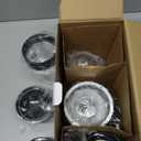 Ganiza Smoothie Blender, 900W Blenders for Shakes and Smoothies, 15-Piece Personal Blender and Grinder Combo for Kitchen, Smoothies Maker with 4 BPA-Free Portable Cup, Nutritious Recipe (Black)