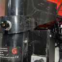 100Ft 3/4 Inch Cable Drain Auger, 750W Auto Feed Portable Drain Cleaning Machine, Electric Sewer Snake with 4 Cutter Air-Activated Foot Switch for 4" to 8" Pipes