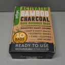 Activated Charcoal Odor Absorber for Strong Odors in Car, Closet, Shoe, Basement. 10 Activated Charcoal Bags Odor Absorbers for Home. Bamboo Charcoals Air Purifying Bag Charcoals Deodorizer Eliminator