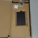 Hand Towel Holder for Bathroom Countertop - 17 Inch Tall Black Free-Standing Hand Towel Stand for Bathroom Counter - Non-Slip Base for Sink Top - Holds Two Full Size Handtowels, Fingertip, Washcloth