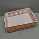 QPEY Turn In Trays Classroom,4 Pack Classroom Bins for Organizing A4 Papers Trays Classroom Baskets for Teachers, Students & Organized School Organization and Storage