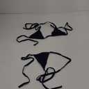 Dadress Extreme Sexy Mini Bikini Sets 2Pcs Swimwear G-String Bottom Swimsuit Micro Bikinis for Women One Size