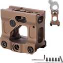 Phoking Red Dot Riser Mount Picatinny Riser Mounts for T1 T2 H1 H2 Optic Sight Accepts All Footprint Optics (Tan)