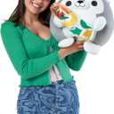Snackles by ZURU, Super Sized 14 inch Plush, Subway Husky, Ultra Soft Plush, Collectible Stuffed Animal