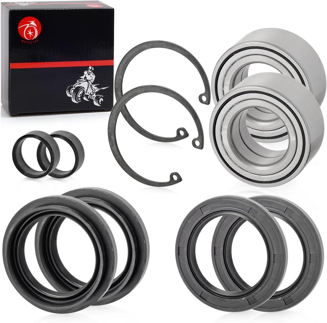 MOTO1988 Heavy Duty Front Wheel Bearings & Seals kit For HONDA Foreman 400 450 500 TRX400FW TRX450FE/FM TRX500 FE/FM/FPE/FPM/FA/FGA/FPA TRX650 680 FA/FGA 1995-2014