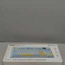 Wireless Keyboard Creamy Membrane with Rainbow Backlight,3-Mode Connectivity (BT/2.4G/USB-C) with LCD Screen & Multifunction Knob,200H Battery, 94 Key PBT Keycaps, Quiet Typing for Office/Home/Gaming