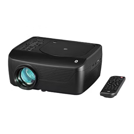 GPX - Mini Projector with Bluetooth & DVD Player - Black GPX - Mini Projector with Bluetooth & DVD Player - Black