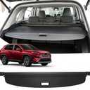 Powerty Retractable Cargo Cover for Toyota RAV4 2019-2025, Carbon Fiber Trunk Cover for RAV4 Privacy Screen Rear Security Shade for RAV4 Accessories