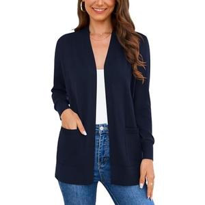 Veryoung Women Vests Fashion Casual Sleeveless Cardigan Sweaters Soft Knit Dressy Ladies Sweater Vest with Cozy Large Pockets, XL