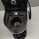 Mini Single Serve Coffee Maker for K Cup and Ground Coffee, Fast Brew One Cup Coffee Machine with Descaling Reminder and Water Window, 6 to 12 oz. Brew Sizes, Black (9.45 Inches)