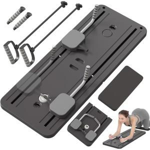 Pilates Board, Multifunctional Abdominal Board, Ab Core Trainer, Ab Trainer Machine, Ab Board, Exercise Board, Abs Workout Equipment, Core Workout Equipment (Black)