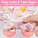 BORPEIN (12 Pack x 12 Sets) Cupcake Containers,Sturdy Strong Cupcake Boxes for 12 Cupcakes,Clear Disposable Cupcake Trays/Containers/Holders