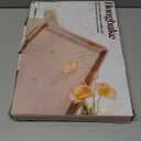 HONGBAKE Baking Sheet Pan Set of 3, Cookie Sheets for Oven, Nonstick Half/Quarter/Jelly Roll Pans with Diamond Texture Pattern, 0.8mm Thick Heavy Duty Cookie Tray, Champagne Gold