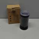 CookSwift Milk Frother, 4in1 Milk Steamer and Frother, 8.1oz/240ml Automatic Warm and Cold Foam Maker, Auto ShutOff Frother for Coffee, Latte, Cappuccino, Macchiato(Black)