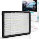 HEPA Cabin Air Filter with Activated Carbon Bean, Tested 99.95% Filtration, Zero deformation, CF12450 for JEEP Gladiator (2020-2025), JEEP Wrangler (2018-2025), NOT for Diesel Engines