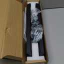 Rfiver Table Top TV Stand with Height Adjustable TV Legs, TV Stands Base with Cable Management for Most 37 to 86 Inch Flat or Curved TVs, Steel TV Feet Holds up to 150 lbs, Max VESA 800x600mm, Black