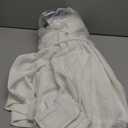 Extra Wide Linen Curtains 102 Inches Long 100 Inch Wide for Living Room Bedroom Light Filtering Beige Off White Pinch Pleated Curtains Hooks Rings Back Tab for Sliding Glass Door 1 Panel 100x102