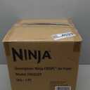 Ninja Crispi 4-in-1 Portable Glass Air Fryer Cooking System, 1500W, 4QT & 6-Cup TempWare Glass Containers with Storage Lids, Microwave, Freezer & Dishwasher Safe, Cyberspace Gray, FN101GY (Navy)