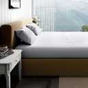 Wakefit 100% Organic Cotton Twin Sheets Set||400TC 4Pc Breathable Bed Set, Dorm Room Essentials with 15 Inch Deep Pocket Fitted Sheet - White