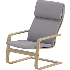 IKEA Pello Chair Cover Replacement - Custom Made Slipcover (Lighter Dense Cotton Gray)