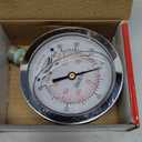 Winters 2-1/2" Dial Size, Liquid Filled Industrial Pressure Gauge, Brass Internals, 304 Stainless Steel Case, Dual Scale 0-200 psi/kPa, 1.5% Acc, 1/4" NPT Bottom Mount, Glycerin Filled Pressure Gauge