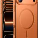 IMCHEN for iPhone 17 Pro Max Case - Metal Frame with Shockproof TPU Inner and Hard PC Back, Slim and Duralbe Orange