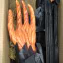 1 Pcs 3.5 ft Halloween Animatronics Pumpkin Decor with Swaying Head & Arms, Sound-Activated Light Up, for Halloween Thanksgiving Outdoors Lawn Party Zombie Decoration