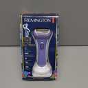 Remington Smooth & Silky Electric Shaver for Women, 4-Blade Smooth Glide Foil Shaver and Bikini Trimmer with Almond Oil Strip, Shave Wet or Dry