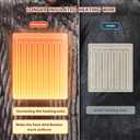 Homemate Heated Blanket Electric Throw - 50"x60" Heating Blanket Throw 1/2/4/6/8 Hours Auto-Off 10 Heat Levels Over-Heat Protection Soft Flannel Sherpa Heater ETL Certification