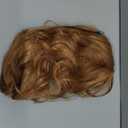 BARSDAR Natural Red Short Wavy Wig with Bangs - Short Wavy Ginger Auburn Wig for Women - Curly Wavy Textured French Bob Wigs with Bangs Soft Synthetic Natural Looking Face-Framing Daily