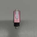 MFi Certified 256GB Flash Drive for iPhone iPad, Photo Stick for External Memory Storage, Easily Back Up and Save Photos, USB Memory Stick Thumb Drive for iPhone/iPad/Android/PC (Light Pink, 256GB)