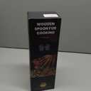 KitchenClick 7-Piece Wooden Spoons for Cooking  Premium Teak Wooden Utensil Set, Nonstick & Heat-Resistant Wooden Cooking Utensils, Durable & Lightweight Spoon Set for Kitchen, Baking & Serving