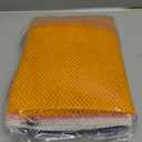 UJFQBH 6 Pieces African Net Sponge Long Bath Sponge Exfoliating Shower Body Scrubber for Daily Use, Terrific for Smoother Skin  Back Scrubber for a Refreshing Experience (Purple  Orange)