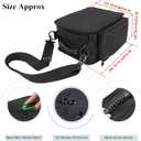YOCTM For Jeep Wrangler JK JL 2018-2025 Under Seat Storage Organizer - 2-Pack Car Rear Seat Bags, Black Oxford Interior Accessories