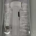 Pore Vacuum Blackhead Remover with Heating, Blackhead Extractor with 3 Adjustable Suction Levels, 5 Probes, Blackhead Remover Tools for Women and Men (White)