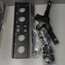 Mobile TV Carts on Wheels for 21-60 Inch Flat/ Curved Panel Screens TVs - Height Adjustable Floor Trolley Stand with Shelf Holds up to 77lbs - Max VESA 400x400mm, Black