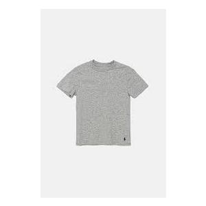 Polo Ralph Lauren Boys' Multi-Pack Short Sleeve Undershirt 6-8YRS, Small, Gray