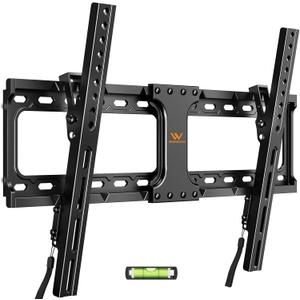 IWORKBOARD 55 65 75 85 inch Tilting TV Wall Mount for 32-90 '' TVs, Low Profile TV Mount Bracket, Safe Lock & Quick Release, Max VESA 600x400mm, 24 inch Studs,132 lbs, Fit Most 55+ 75+ 85+ 86 TVs